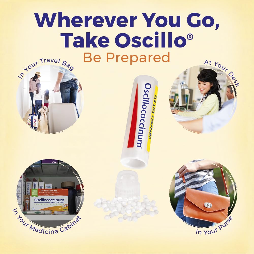 Boiron Oscillococcinum for Relief from Flu-Like Symptoms of Body Aches, Headache, Fever, Chills, and Fatigue - 30 Doses - dailyvitalstore