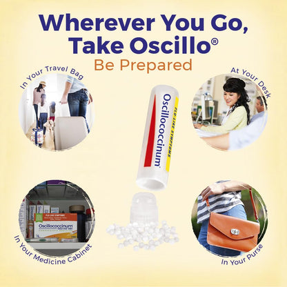 Boiron Oscillococcinum for Relief from Flu-Like Symptoms of Body Aches, Headache, Fever, Chills, and Fatigue - 30 Doses - dailyvitalstore