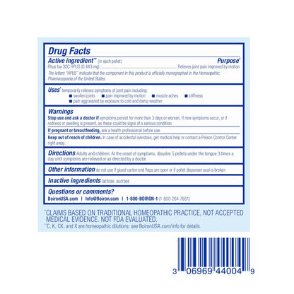 Boiron Rhus Tox 30C Homeopathic Medicine for Relief from Joint Pain, Muscle Aches, Swollen or Stiff Joints, and Weather Related Aches - 3 Count (240 Pellets) - dailyvitalstore