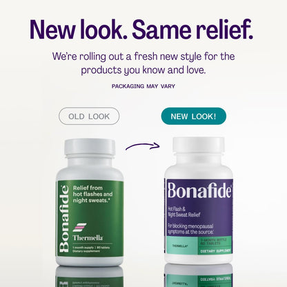 Bonafide Hot Flash and Night Sweats Relief (Thermella). — 1-Month Supply (60 Tablets) - dailyvitalstore
