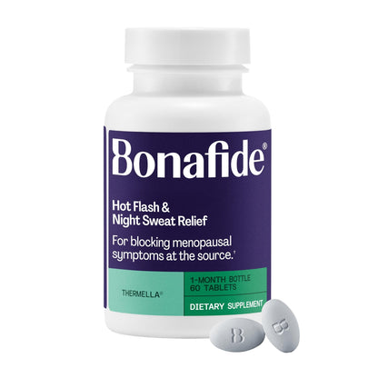 Bonafide Hot Flash and Night Sweats Relief (Thermella). — 1-Month Supply (60 Tablets) - dailyvitalstore