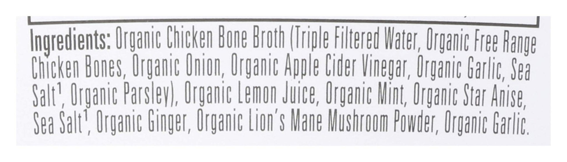 Bonafide Provisions Fresh Organic Be Well Broth with Lemon, Mint & Ginger Organic Chicken Bone Broth, Frozen 8 fl oz - Gluten-Free, Grain-Free, Paleo and Keto Friendly - dailyvitalstore