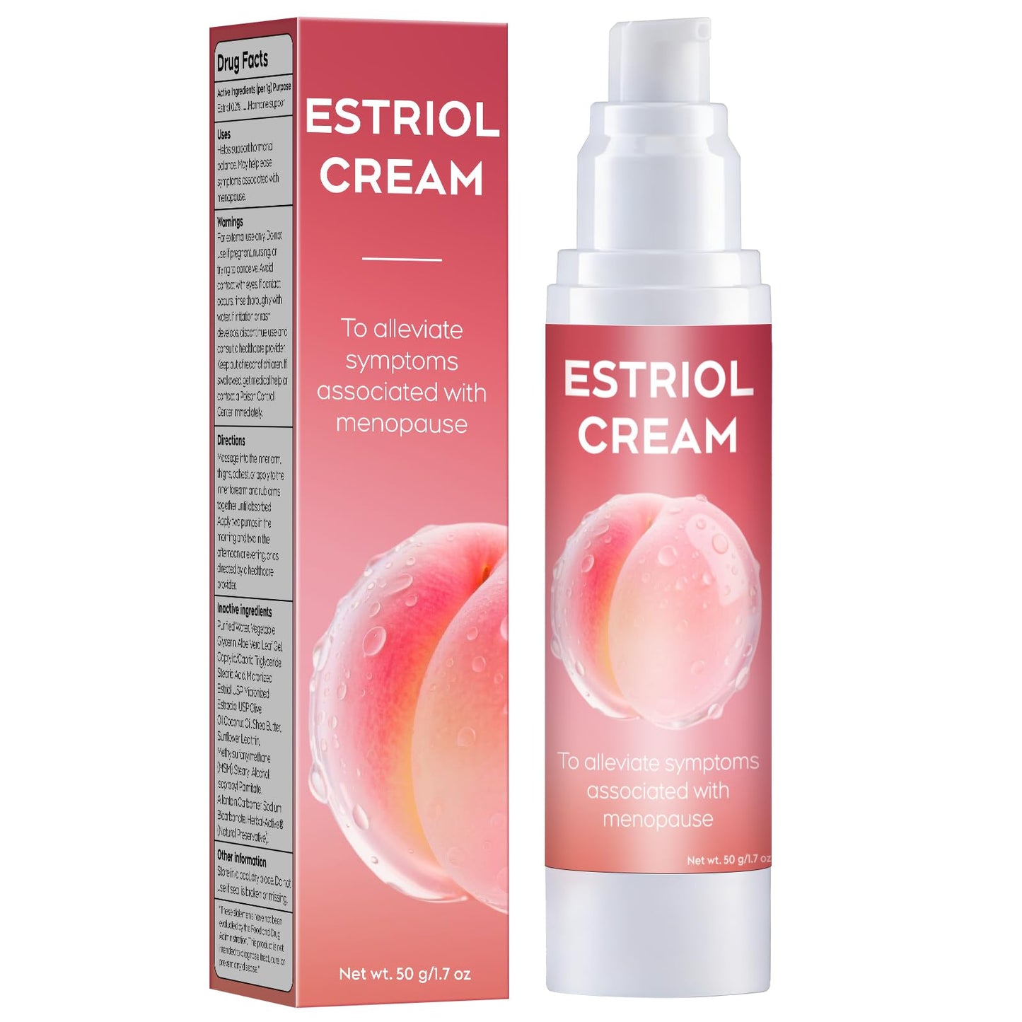 BonaImmuneX Bioidentical Estriol Moisturizing Cream for Women - Peri-Menopausal Intimate Hydration to Soothe Vaginal Dryness & Vulval Itch (1.76 oz / 50g, ~3-Month Supply) - dailyvitalstore