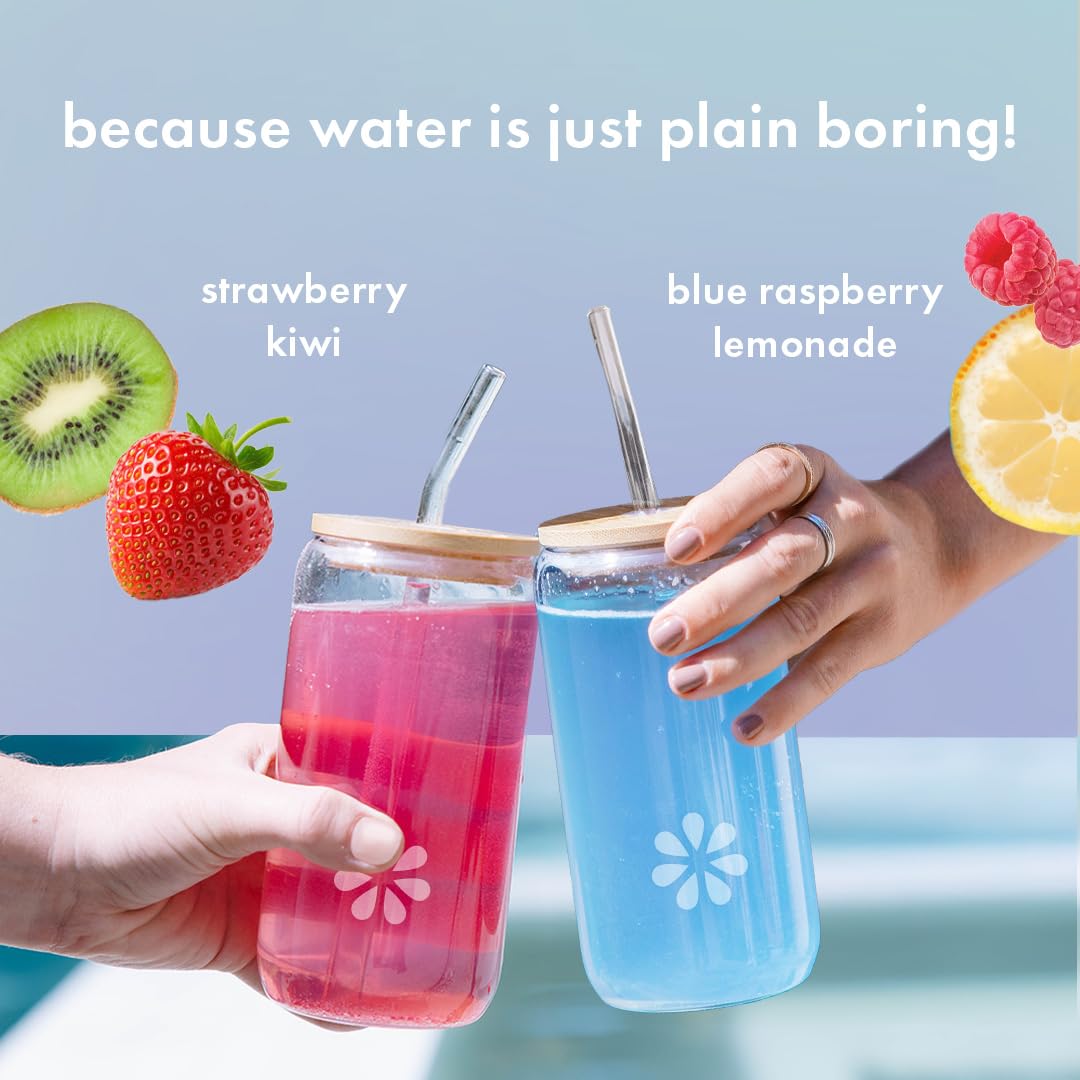 Boobie Hydromom Superfood Electrolyte Drink Mix, Blue Raspberry Lemonade | Refreshing Energy & Hydration Boost for Mamas | On-The-Go & Travel Essentials for Pregnancy, - dailyvitalstore