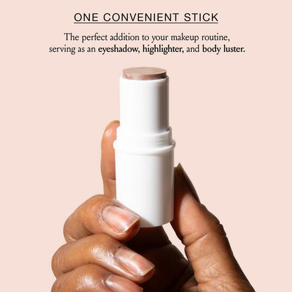 Boomstick Glimmer ® Highlighter Makeup Stick, Subtle Shimmer Face Highlighter Stick for Mature Skin, Hydrating Cream Makeup for Cheekbones, Brow Bones & Nose, No Glitter Highlight - dailyvitalstore