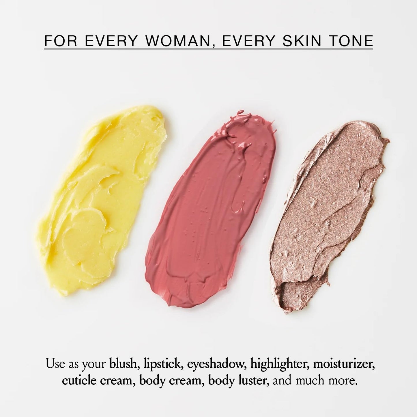 Boomstick Trio ® Rose Nude 3 Pack Cream Blush Makeup - Rose Nude Blush Stick, Highlighter Stick & Moisturizer for Cheeks, Eyes & Lips - Boom Sticks by Cindy Joseph for Older Women - dailyvitalstore