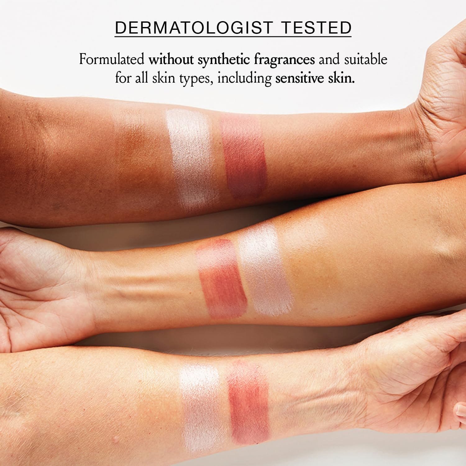 Boomstick Trio ® Rose Nude 3 Pack Cream Blush Makeup - Rose Nude Blush Stick, Highlighter Stick & Moisturizer for Cheeks, Eyes & Lips - Boom Sticks by Cindy Joseph for Older Women - dailyvitalstore
