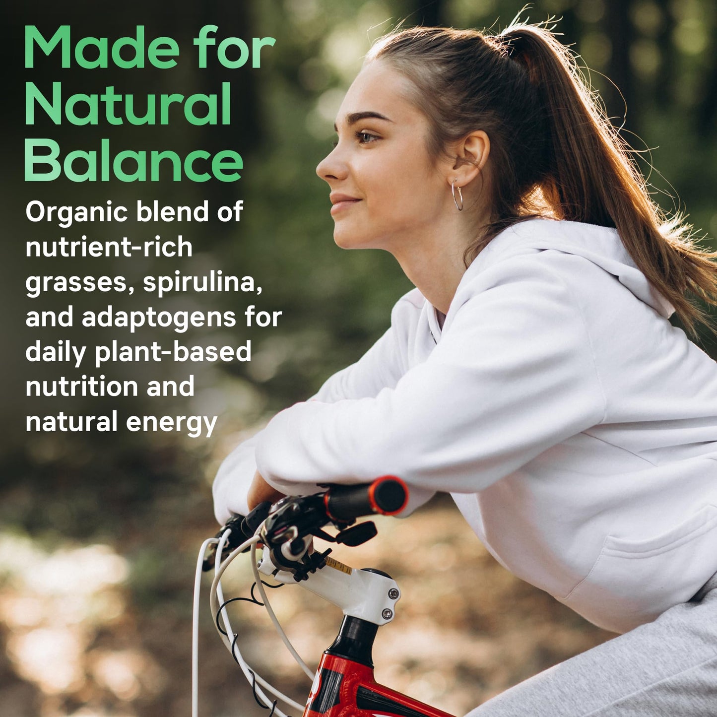 Boost UltraGreens Super Greens Powder - Organic Spirulina, Grasses & Antioxidants | Premium Superfood for Daily Energy | Detox & Whole-Body Wellness - 50 Servings - dailyvitalstore