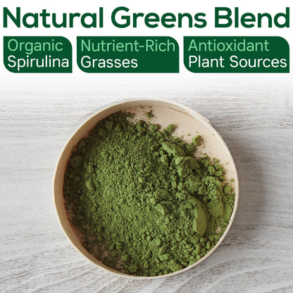 Boost UltraGreens Super Greens Powder - Organic Spirulina, Grasses & Antioxidants | Premium Superfood for Daily Energy | Detox & Whole-Body Wellness - 50 Servings - dailyvitalstore
