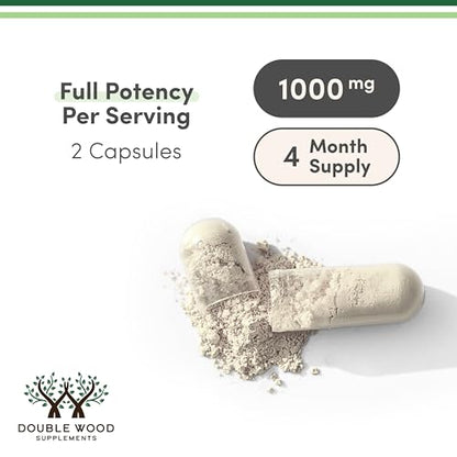 Boswellia Serrata - 240 Capsules (Max Strength 1,000mg of 65% Boswellic Acid Extract) Boswellia Extract Capsules (Joint Support Supplement for Joint Health) Third Party Tested by Double Wood - dailyvitalstore
