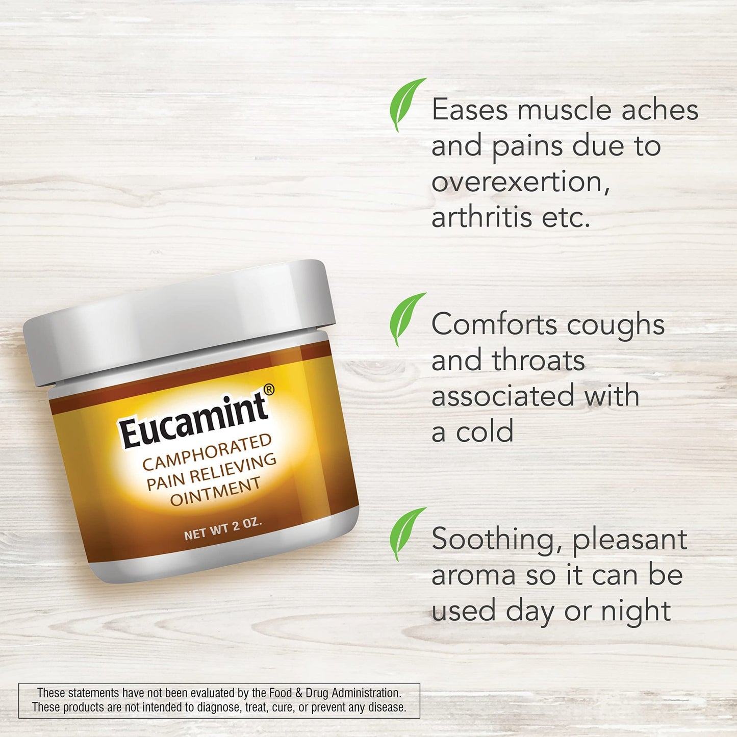 Botanic Choice Eucamint-Pain Relieving Ointment-Muscle, Joints, Sinus, Coughs - dailyvitalstore