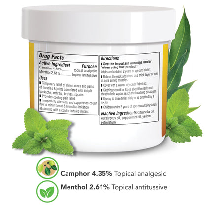 Botanic Choice Eucamint-Pain Relieving Ointment-Muscle, Joints, Sinus, Coughs - dailyvitalstore