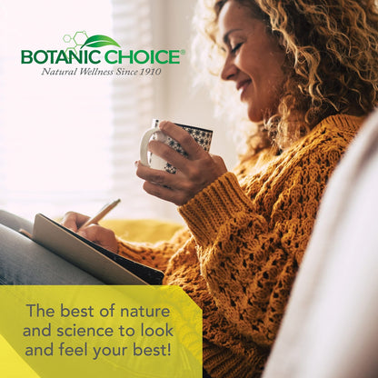 Botanic Choice Mega Fruits and Veggies Blend (60 Capsules) + Lemon Balm Tincture (1 fl oz) Bundle - Energy Balance & Superfood Supplement + Relaxation and Sleep Support - dailyvitalstore