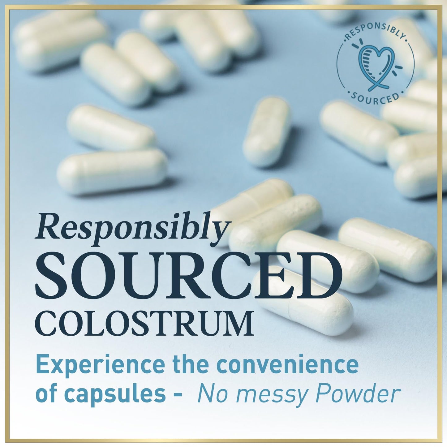 Bovine Colostrum Powder 1000mg Per Serving - with Immunoglobulins (IgG) for Immune Support, Energy & Gut Health Supplement, SP Colostrum Powder Pills, - dailyvitalstore