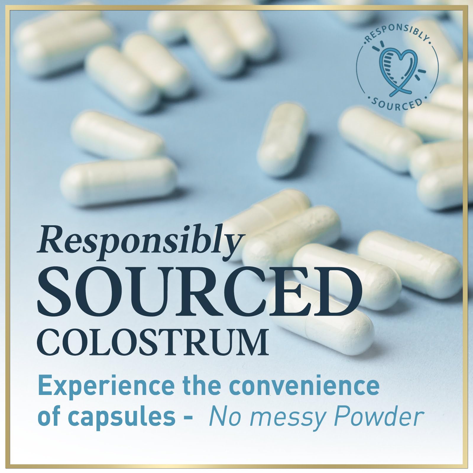 Bovine Colostrum Powder 1000mg Per Serving - with Immunoglobulins (IgG) for Immune Support, Energy & Gut Health Supplement, SP Colostrum Powder Pills, - dailyvitalstore