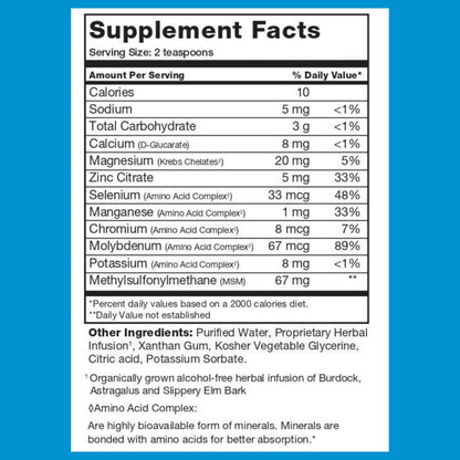 BrainChild Nutritionals Spectrum Support Minerals Liquid Supplement for Autism - Well Absorbed for Kids & Adults on the Spectrum, Ultra-Colloidal Suspension, Casein-Free, Unflavored 16oz - dailyvitalstore