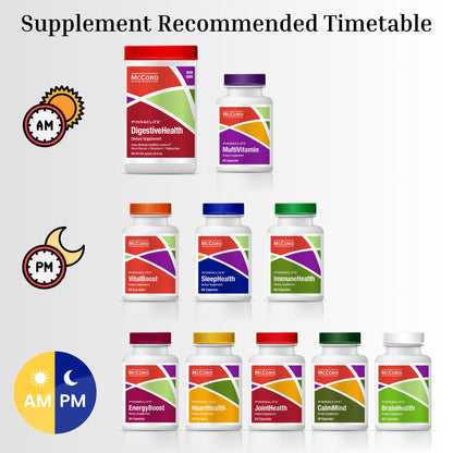 BrainHealth Brain Supplement - Amplify Memory, Increase Focus, Enhance Clarity & Gain Productivity For Men & Women, Olivamine, Vitamin D, Vitamin B6 & B12, Rhodiola Rosea, Magnesium, Taurine - dailyvitalstore