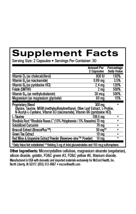 BrainHealth Brain Supplement - Amplify Memory, Increase Focus, Enhance Clarity & Gain Productivity For Men & Women, Olivamine, Vitamin D, Vitamin B6 & B12, Rhodiola Rosea, Magnesium, Taurine - dailyvitalstore
