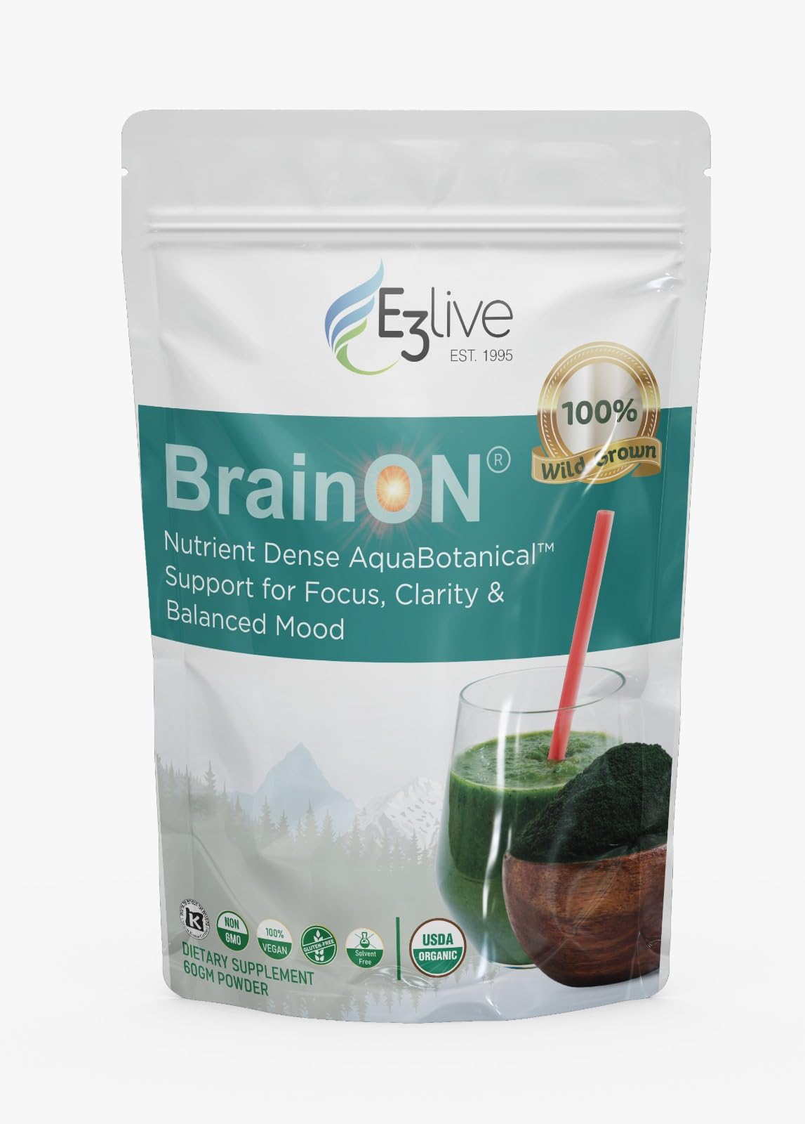 BrainON - Premium Brain Nutrition Blend for Cognitive Support - 60 Gram - dailyvitalstore