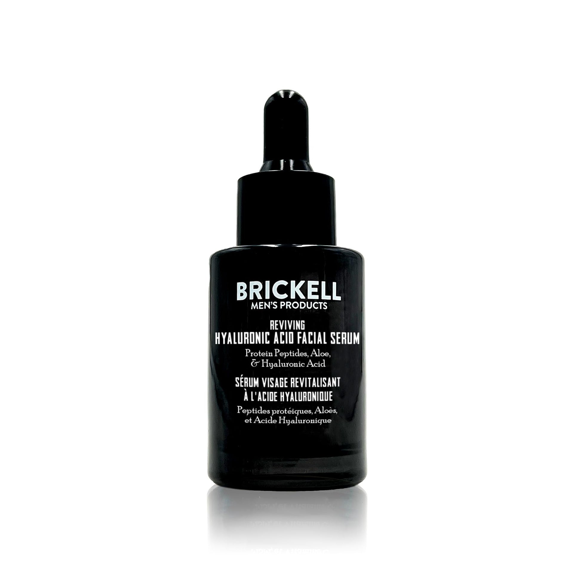 Brickell Men's Anti Aging Hyaluronic Acid Serum for Face, Reviving Day Serum for Men, Facial Serum With Hyaluronic Acid, - dailyvitalstore