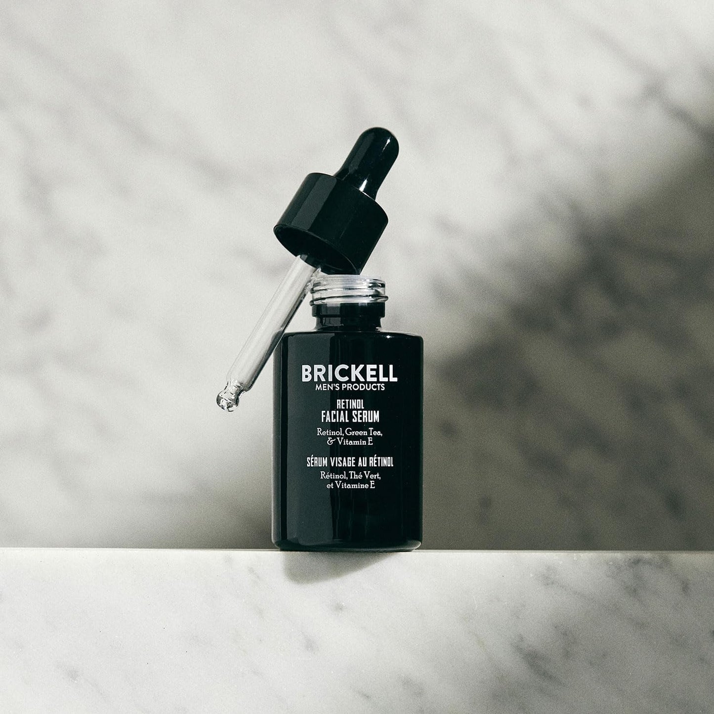 Brickell Men's Retinol Skin Care Serum Treatment For Firming Face Lines & Eye Wrinkles, Deep Hydrating Facial Serum For Anti-Aging, With Retinol, Aloe, - dailyvitalstore