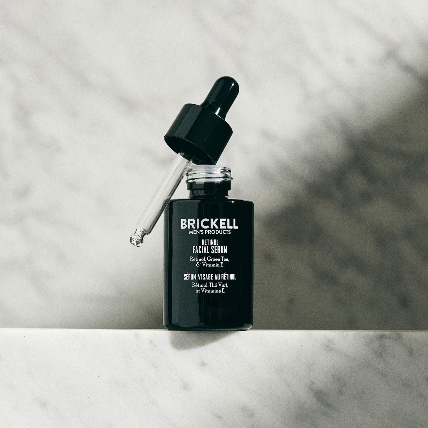 Brickell Men's Retinol Skin Care Serum Treatment For Firming Face Lines & Eye Wrinkles, Deep Hydrating Facial Serum For Anti-Aging, With Retinol, Aloe, - dailyvitalstore