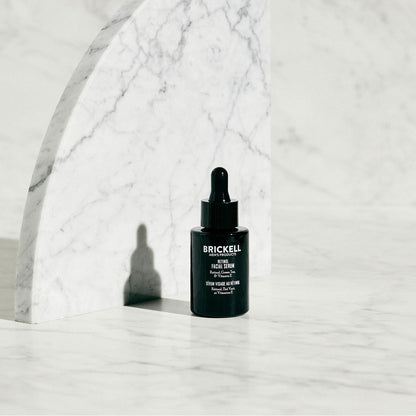 Brickell Men's Retinol Skin Care Serum Treatment For Firming Face Lines & Eye Wrinkles, Deep Hydrating Facial Serum For Anti-Aging, With Retinol, Aloe, - dailyvitalstore
