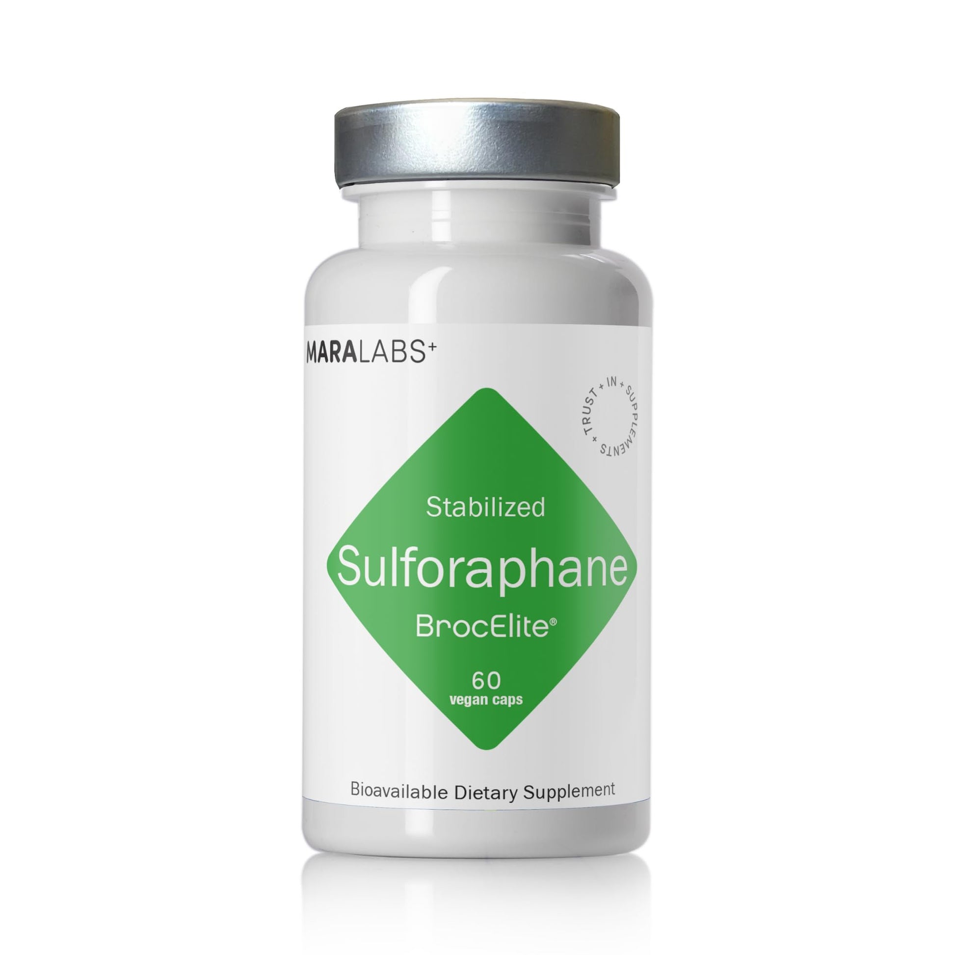 BrocElite Mara Labs Plus | Stabilized Broccoli Sulforaphane Supplement | Glyphosate Residue Free Certified – Third-Party Tested | 60 Vegan Capsules - dailyvitalstore