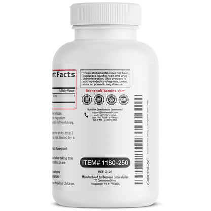 Bronson Beet Root Extra Strength, Non-GMO, 250 Vegetarian Tablets - dailyvitalstore