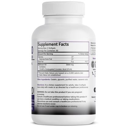 Bronson CLA 3000 Extra High Potency Supports Healthy Weight Management Lean Muscle Mass Non-Stimulating - dailyvitalstore