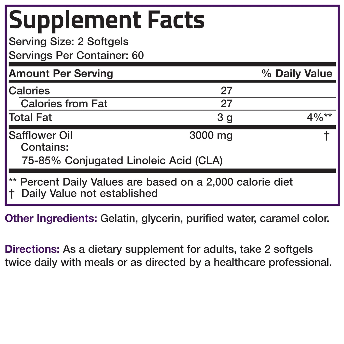 Bronson CLA 3000 Extra High Potency Supports Healthy Weight Management Lean Muscle Mass Non-Stimulating - dailyvitalstore