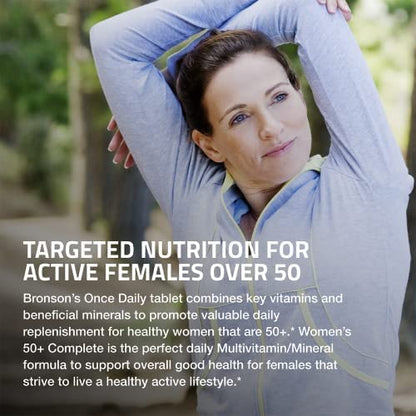 Bronson ONE Daily Women’s 50+ Complete Multivitamin Multimineral, 90 Tablets - dailyvitalstore