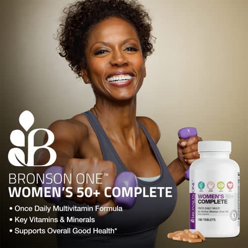 Bronson ONE Daily Women’s 50+ Complete Multivitamin Multimineral, 90 Tablets - dailyvitalstore