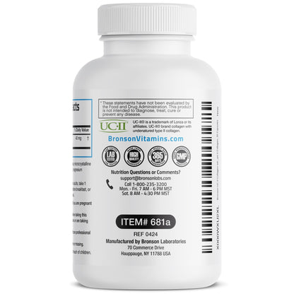 Bronson UC-II Type II Collagen with Undenatured Type II Collagen, 30 Capsules - dailyvitalstore