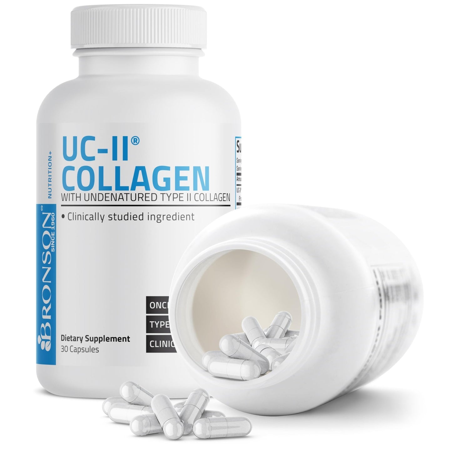 Bronson UC-II Type II Collagen with Undenatured Type II Collagen, 30 Capsules - dailyvitalstore