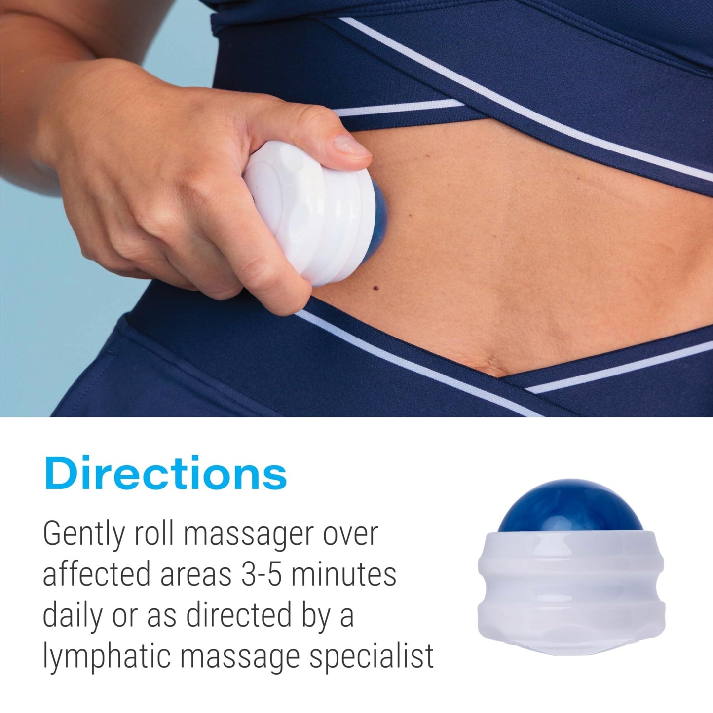 Bruizex Lymphatic Drainage Massager, Massage Roller Ball, Fibro Body Roller for Fibrosis Treatment, Liposuction, 360 Lipo, Tummy Tuck & BBL Post Surgery Recovery - dailyvitalstore