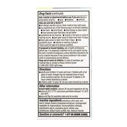 Bufferin Buffered Aspirin (NSAID) Coated Tablets Pain Reliever/Fever Reducer 130 ea (Pack of 3) - dailyvitalstore