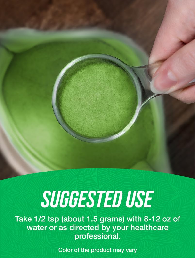 BulkSupplements.com Organic Wheatgrass Powder - Organic Super Greens Powder, Superfoods Supplement - Vegan & Gluten Free, 1.5g per Serving, 100g (3.5 oz) (Pack of 1) - dailyvitalstore