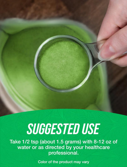 BulkSupplements.com Organic Wheatgrass Powder - Organic Super Greens Powder, Superfoods Supplement - Vegan & Gluten Free, 1.5g per Serving, 100g (3.5 oz) (Pack of 1) - dailyvitalstore