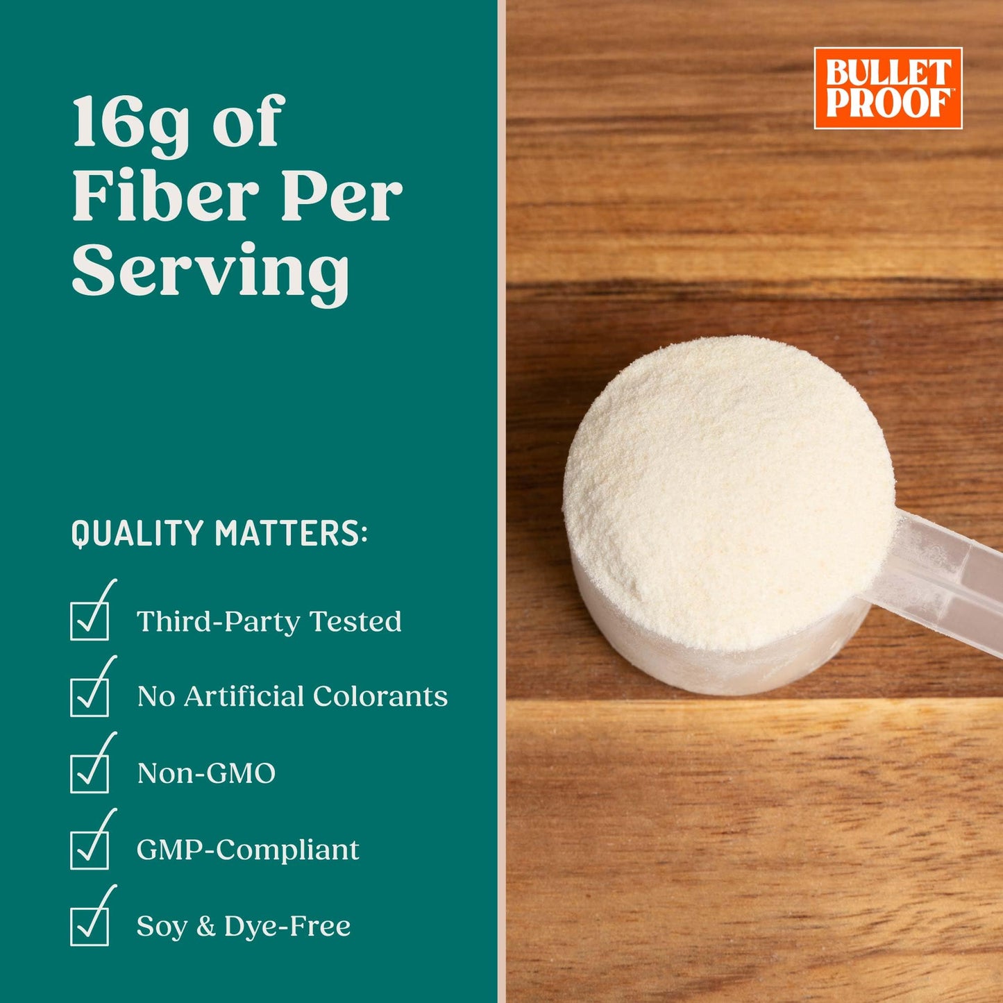 Bulletproof Innerfuel Prebiotic Fiber Powder, Unflavored, 16g Fiber, Plant-Sourced, Non-GMO & Third-Party Tested - dailyvitalstore