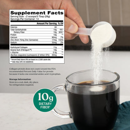 Bulletproof Unflavored Gut Health Collagen Protein, 14 Ounces, 10g Grass-Fed Collagen Peptides for Gut, Skin, Bone and Joint Support - dailyvitalstore