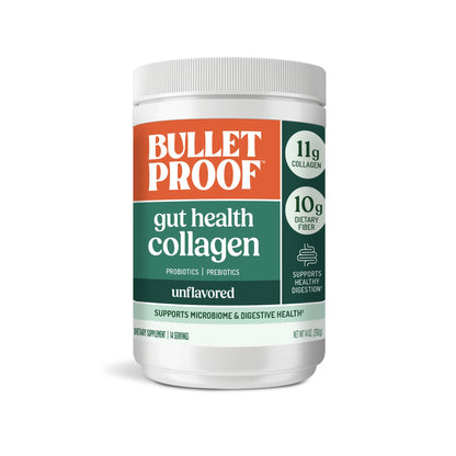 Bulletproof Unflavored Gut Health Collagen Protein, 14 Ounces, 10g Grass-Fed Collagen Peptides for Gut, Skin, Bone and Joint Support - dailyvitalstore