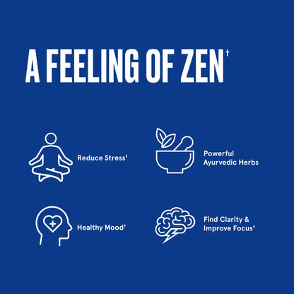 Bulletproof Zen Mode Stress Relief and Tranquility Capsules, 45 Count, Supplement for Calm and Relaxation - dailyvitalstore