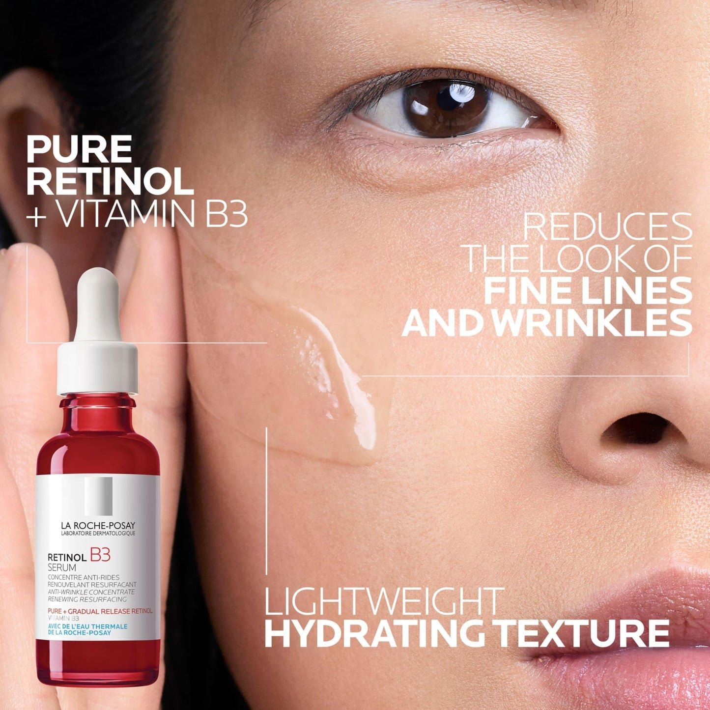 Bundle of La Roche-Posay Pure 10% Vitamin C Serum+ La Roche-Posay Pure Retinol Face Serum for Lines, Wrinkles & Premature Sun Damage to Resurface - dailyvitalstore