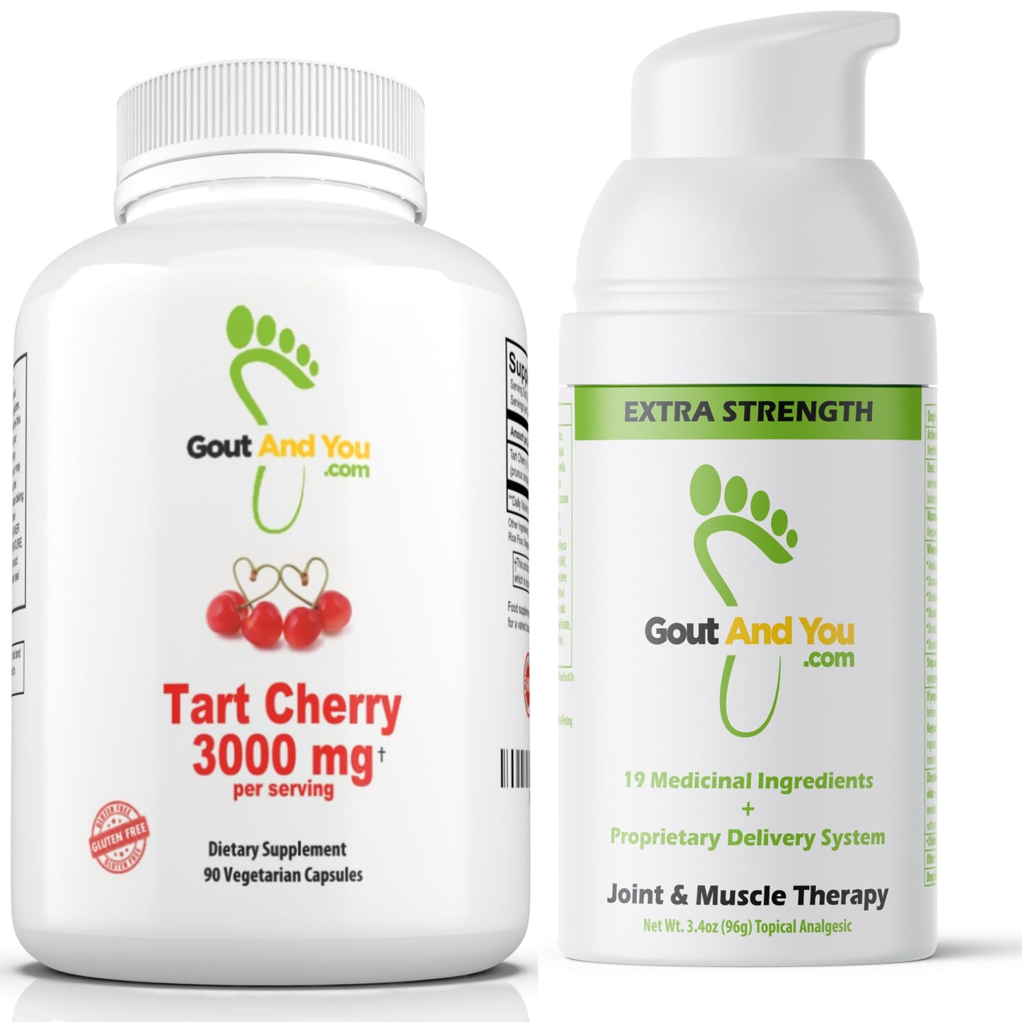 Bundle of Tart Cherry Extract and Extra Strength Mobility Cream - dailyvitalstore