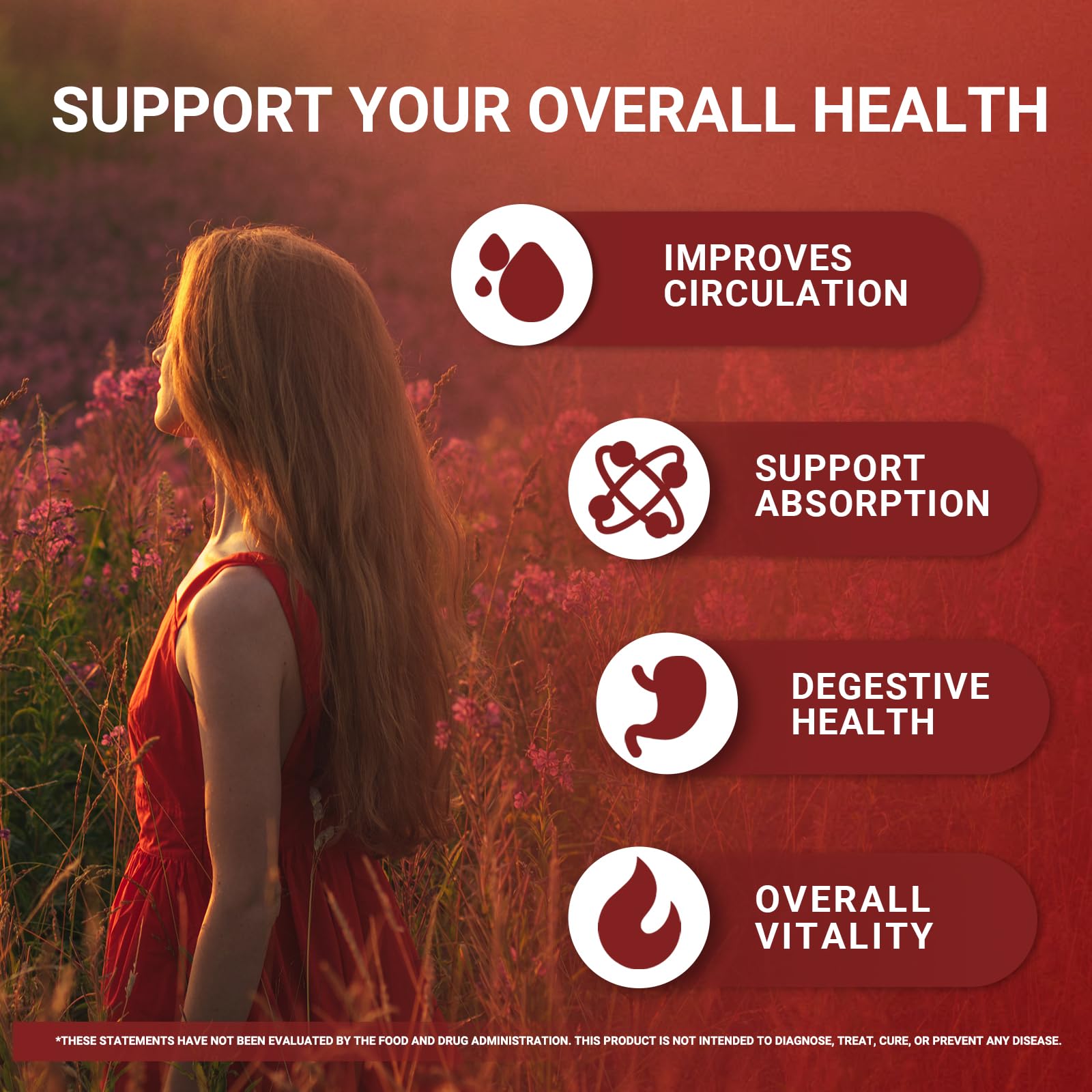 Buporai Cayenne Pepper Drops, Cayenne Pepper Extract Liquid Supplement for Overall Well-Being, 2 fl oz, Vitamin D3 K2 Beet Root Powder - dailyvitalstore