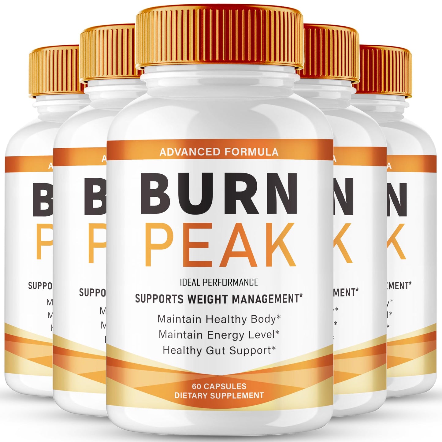 Burn Peak Capsules, Official BurnPeak Supplement Pills - Maximum Strength, All Natural Keto Capsule to Sustain Active Lifestyle & Fitness Goals, Overall Health Burn Peak Reviews (5 Pack) - dailyvitalstore