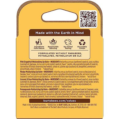 Burt's Bees 100% Natural Moisturizing Lip Balm (Superfruit) - dailyvitalstore