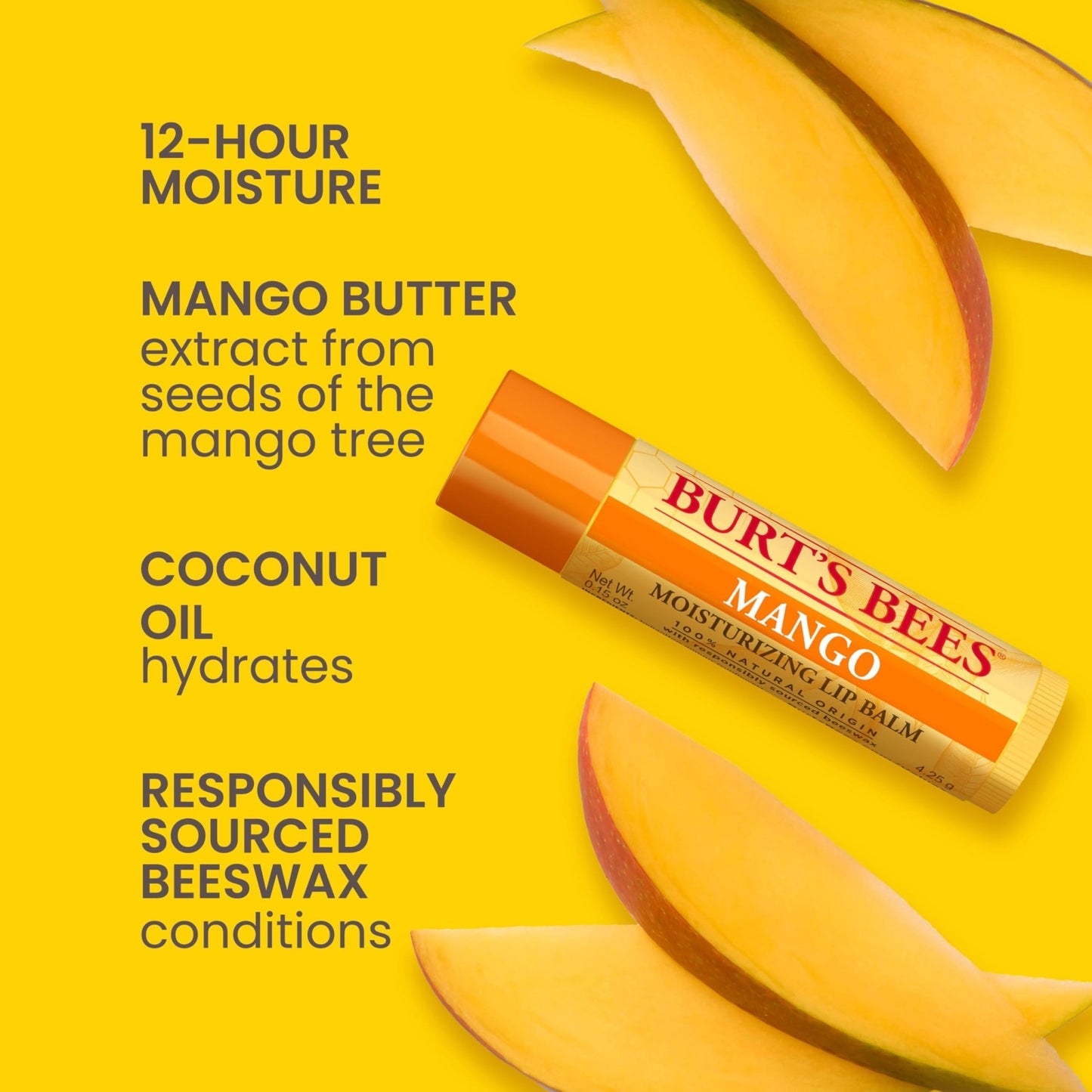 Burt's Bees 100% Natural Moisturizing Lip Balm (Superfruit) - dailyvitalstore