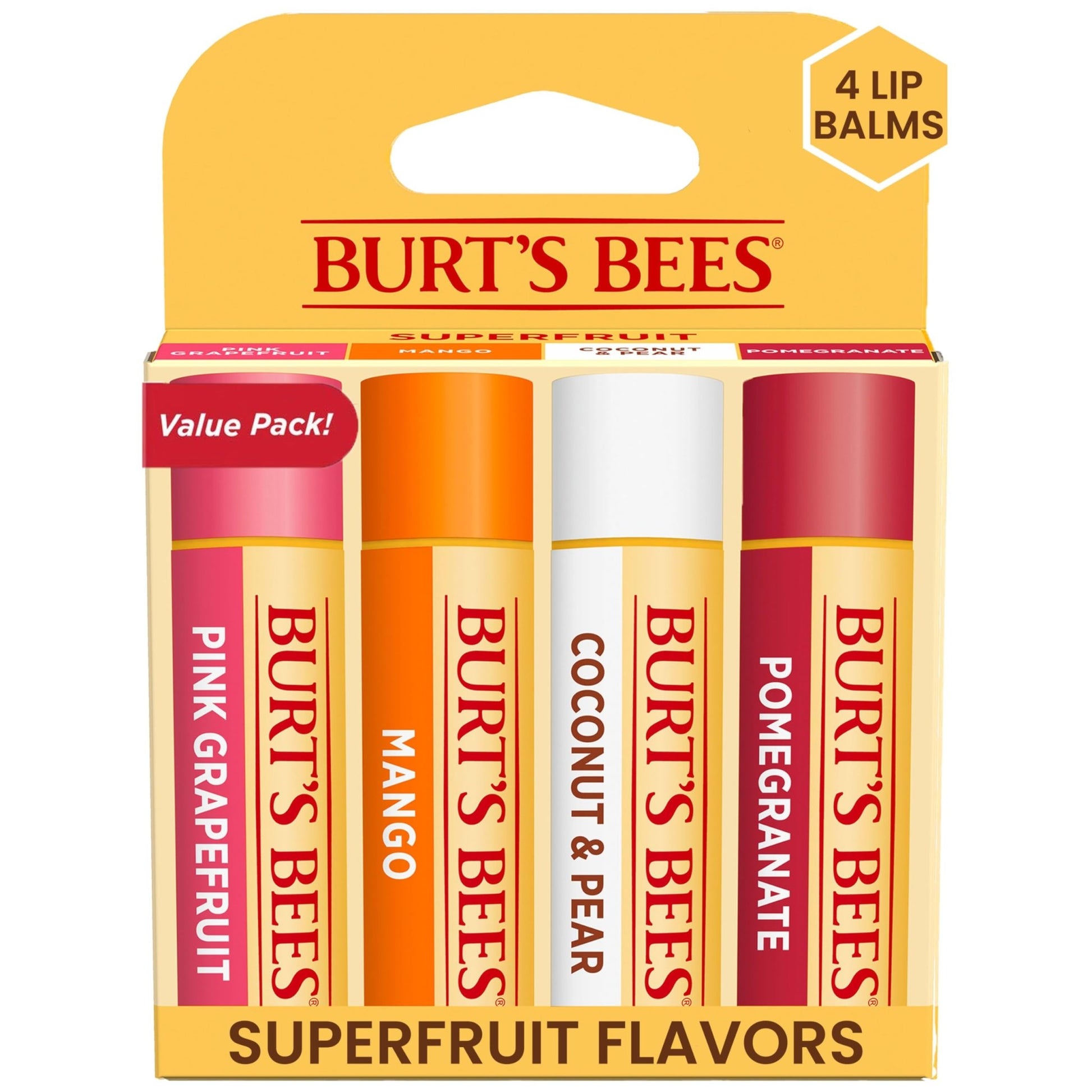 Burt's Bees 100% Natural Moisturizing Lip Balm (Superfruit) - dailyvitalstore